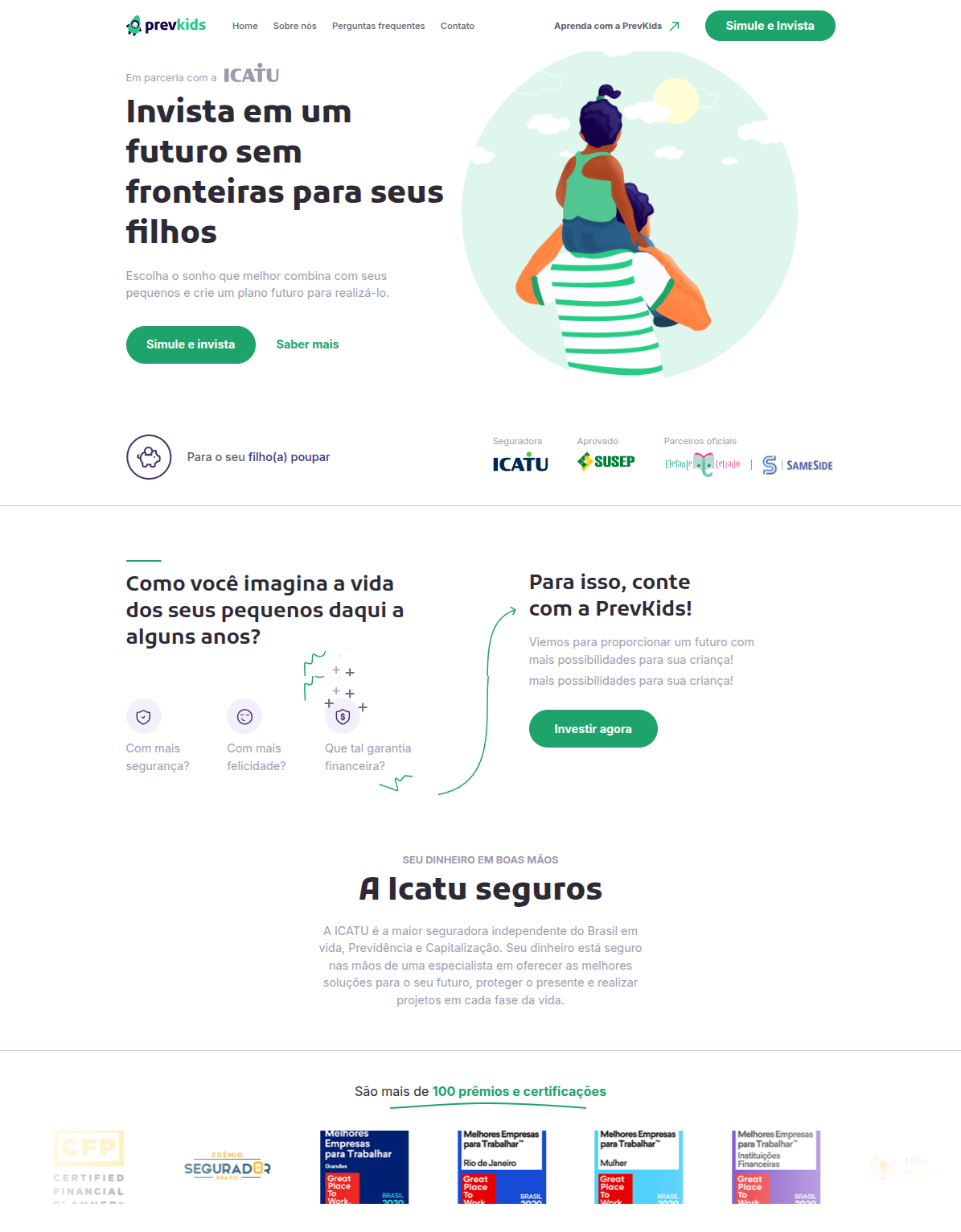 Sistema Web Prevkids desenvolvido pela PHDesenvolvimento