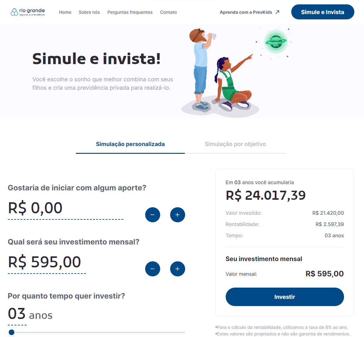 Site Rio Grande Seguro desenvolvido pela PHDesenvolvimento